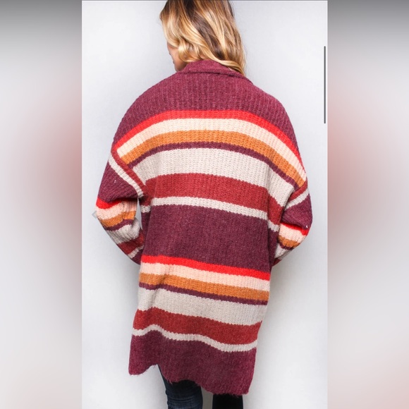 Target A New Day | Striped Knit Cardigan | Large - Picture 12 of 15